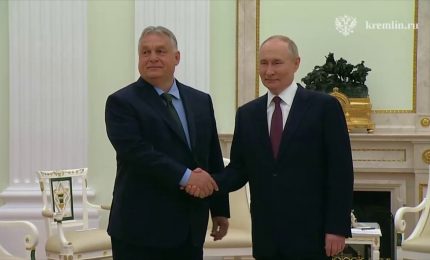 Putin incontra Orban al Cremlino