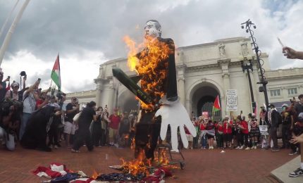 Washington, violenze e arresti durante il discorso di Netanyahu