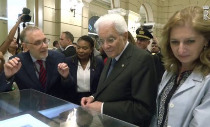 Brasile, Mattarella visita la Biblioteca Nazionale a Rio de Janeiro