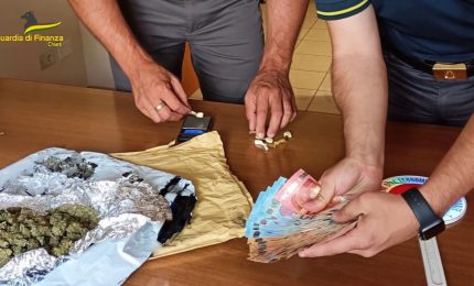 A Chieti la Gdf intercetta pacco di droga spedito dalla Spagna