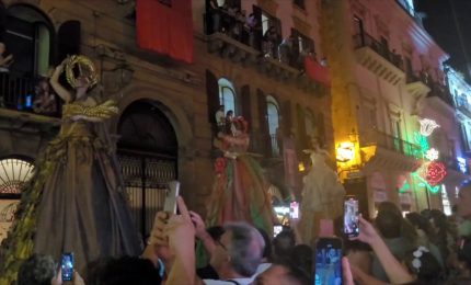 Festino di Santa Rosalia a Palermo, in 350 mila celebrano la Santuzza
