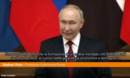 Putin "Dall'Occidente approccio coloniale"