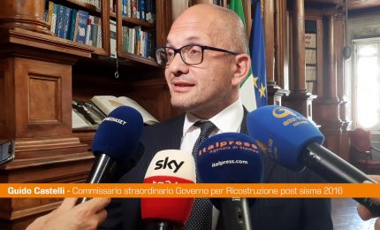 Sisma 2016, Castelli "Cambio di passo sulla ricostruzione"