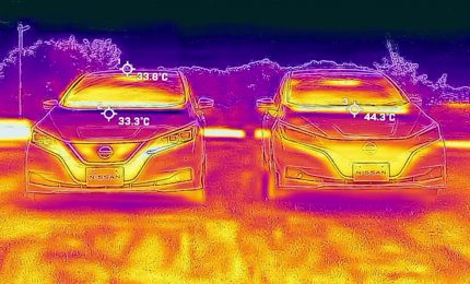 Nissan, una vernice per ridurre le temperature degli abitacoli