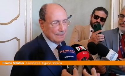Sicilia,Schifani "Su rimpasto giunta lavorato serenamente con partiti"