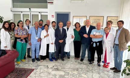 Palermo, il presidente dell&rsquo;Ordine dei Medici in visita a Villa Serena