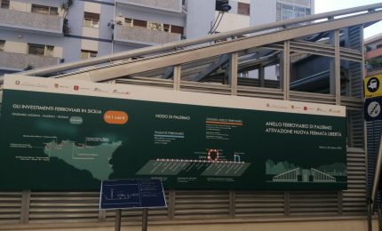 Anello ferroviario di Palermo, inaugurata la nuova fermata Libert&agrave;