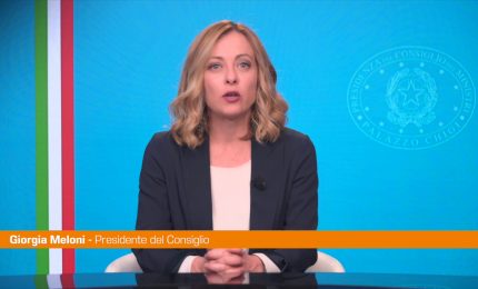 Meloni "Nel 2023 il Sud &egrave; cresciuto pi&ugrave; della media nazionale"
