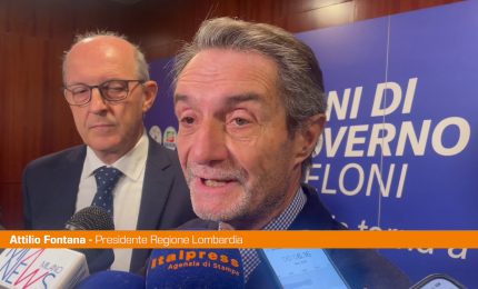 Fontana "Dopo due anni governo mantiene consensi perch&eacute; lavora bene"