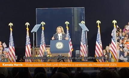 Usa 2024, Harris attacca Trump "Istig&ograve; l'assalto a Capitol Hill"