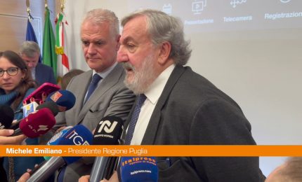 Emiliano "La Pubblica Ammistrazione della Puglia &egrave; moderna"