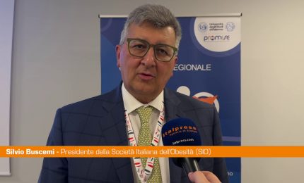 Buscemi (SIO) "In Sicilia iniziative concrete contro l'obesit&agrave;"