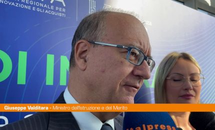 Valditara "L'Ia non sostituir&agrave; mai i docenti ma potenzier&agrave; didattica"