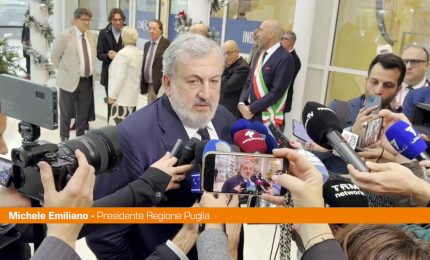 Accordo di Coesione Puglia, Emiliano "La crescit&agrave; potr&agrave; continuare"