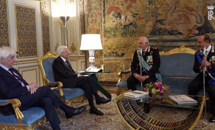 Carabinieri, Mattarella riceve i generali Luzi e Luongo