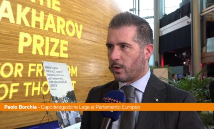 Premio Sakharov, Borchia "Non dare per scontata la libert&agrave;"