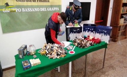 Vicenza, sequestrati 1.300 articoli natalizi non sicuri