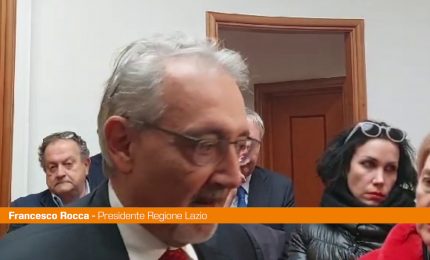 Lazio, Rocca "Per la sanit&agrave;  tanti segnali di miglioramento"
