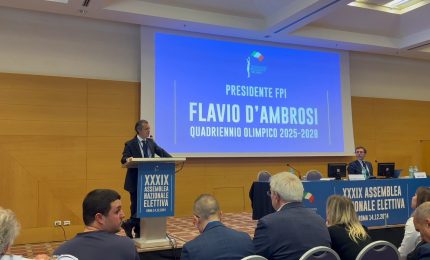 D'Ambrosi rieletto presidente della Fpi "Priorit&agrave; &egrave; l'unit&agrave;"