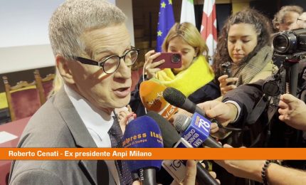 Ambrogino a Cenati "Riconoscimento di 13 anni attivit&agrave; in Anpi Milano"