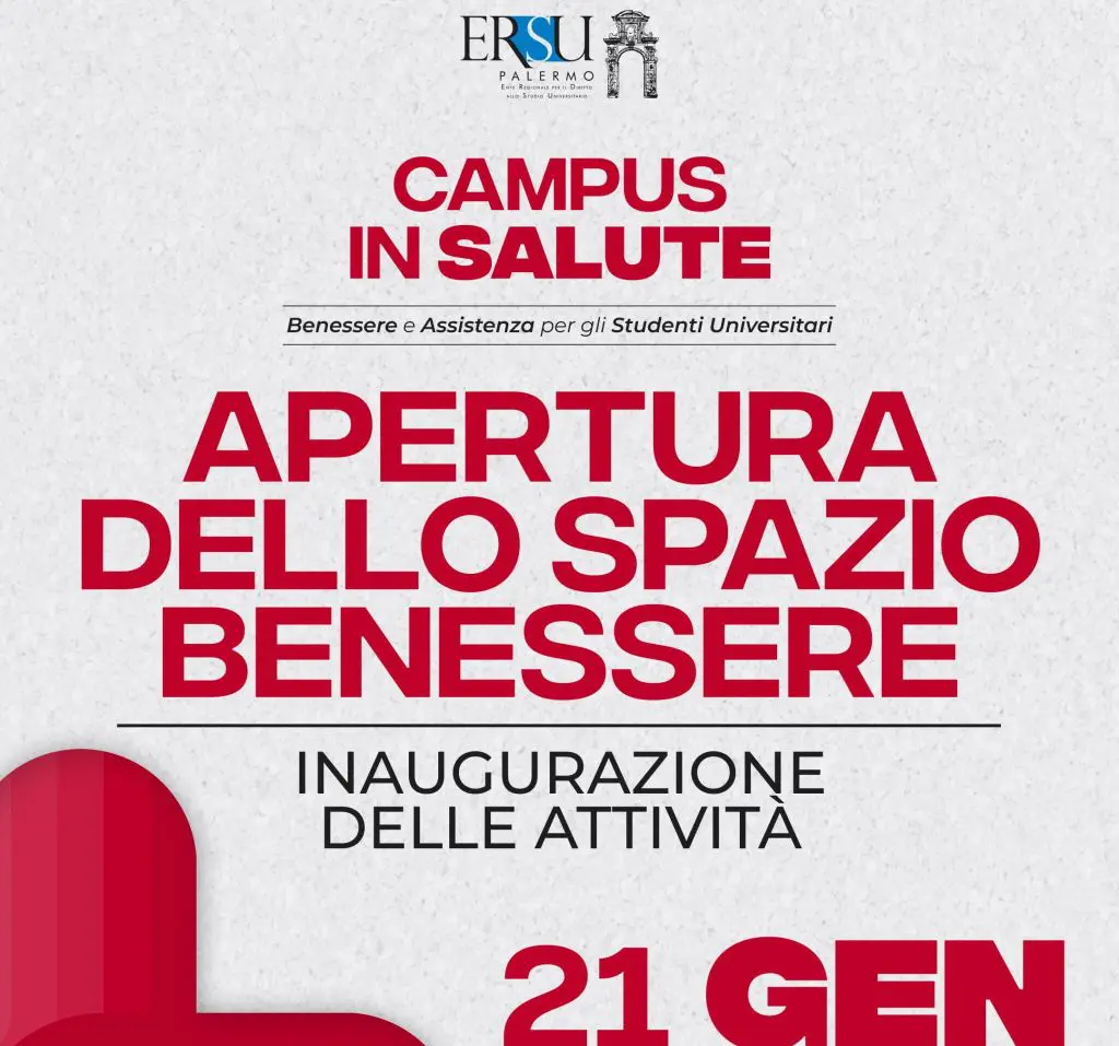 L&rsquo;Ersu di Palermo apre lo &ldquo;Spazio del benessere studentesco&rdquo;