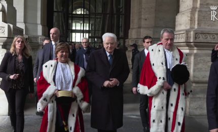 Mattarella all&rsquo;inaugurazione dell&rsquo;anno giudiziario 2025