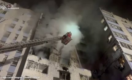 Raid sulla regione di Kiev, le immagini