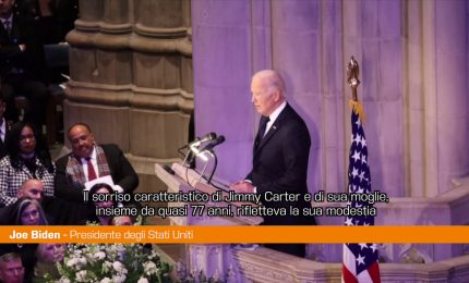 Biden &ldquo;Jimmy Carter ha segnato il mio destino&rdquo;