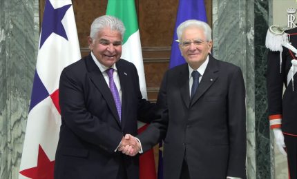 Mattarella riceve il presidente della Repubblica di Panama