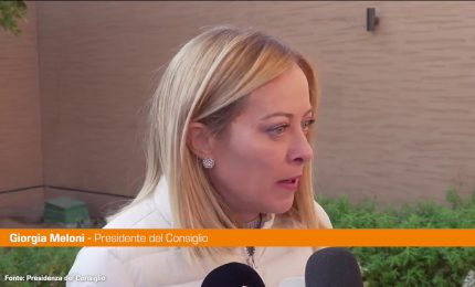 Gaza, Meloni "Per ricostruzione coinvolgere comunit&agrave; internazionale"
