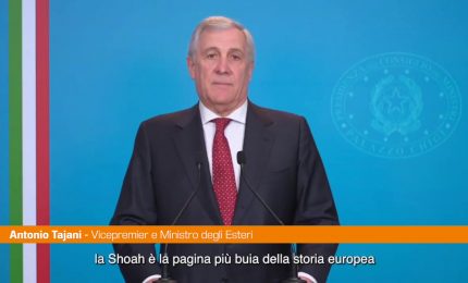 Shoah, Tajani "Governo in prima linea contro l'antisemitismo"