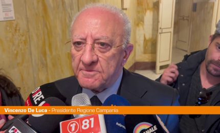 Shoah, De Luca &ldquo;Dobbiamo tenere vivo il valore della memoria&rdquo;