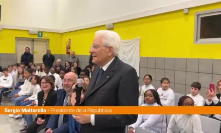 Mattarella visita scuola a Palermo "Ascoltare gli altri fa crescere"