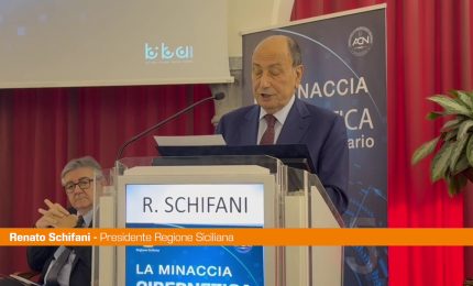 Schifani "Fatti notevoli sforzi per potenziare sicurezza informatica"