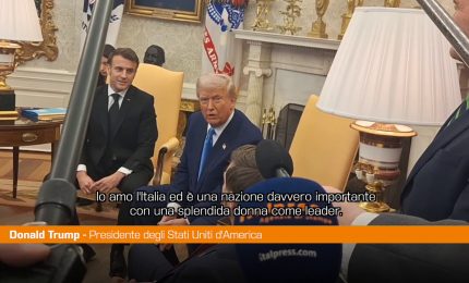 Dazi anche all'Italia? Trump glissa ma elogia Meloni