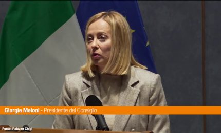 Meloni "Governo determinato ad andare avanti sul protocollo Albania"
