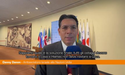 Ambasciatore israeliano all'ONU "Hamas non rester&agrave; a Gaza"