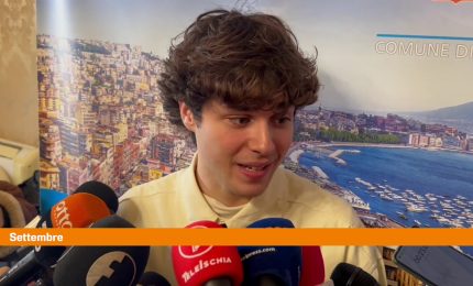Sanremo, Settembre "Ho portato all'Ariston un pezzo di Napoli"
