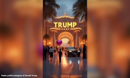 Il surreale video di Trump con l'IA sul futuro di Gaza