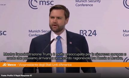 Vance "Europa non &egrave; minacciata da Russia o Cina ma dall'interno"