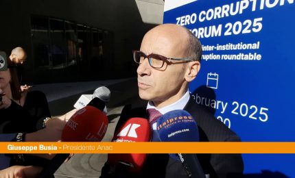 Busia "Prevenzione della corruzione si basa su aumento trasparenza"