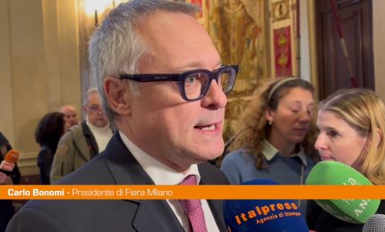 Milano-Cortina, Bonomi "Lavori a Fiera Milano nei tempi previsti"