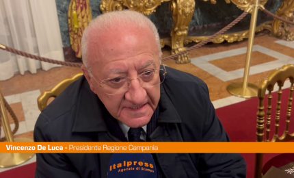 De Luca "Scivolata Ciciliano destinata a creare tensione"