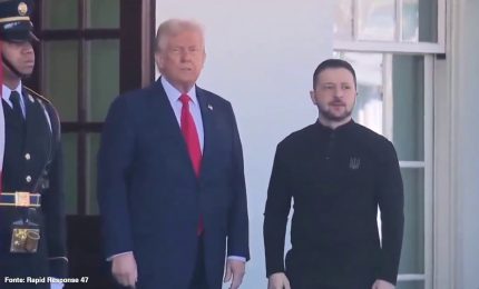Zelensky accolto da Trump alla Casa Bianca