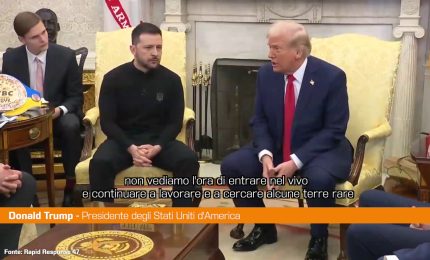 Trump a Zelensky "Vogliamo un accordo sulle terre rare"