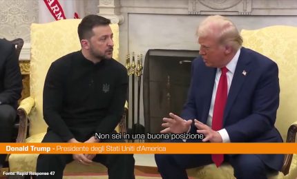 Trump a Zelensky "Stai scommettendo sulla terza guerra mondiale"