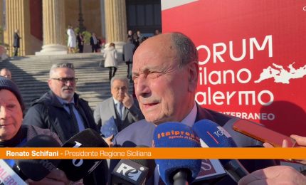 Schifani "Amministrare Palermo non &egrave; cosa facile, c'&egrave; molto da fare"