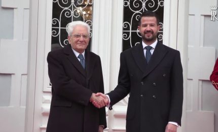 Montenegro, Mattarella incontra il presidente Milatovic