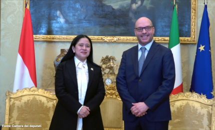 Fontana riceve la speaker della Camera dell'Indonesia
