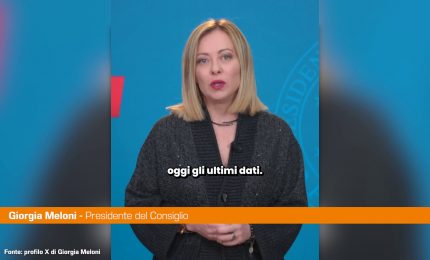 Meloni "Bugie su condoni, da governo recupero record dell'evasione"